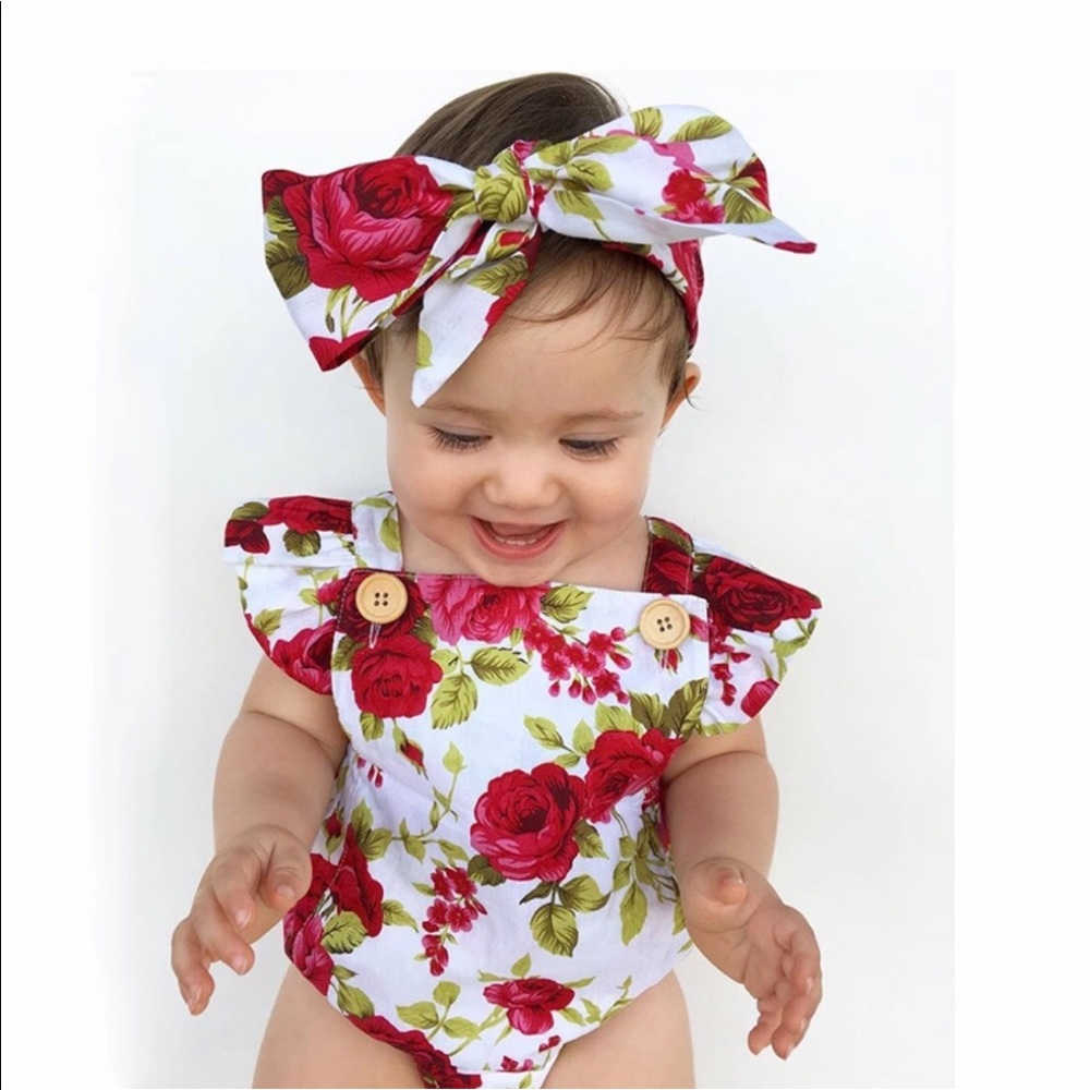 Baby Girl’s 2 pc Romper